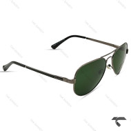 عینک کارتیر خلبانی مردانه P2863-5 فریم دودی لنز سبز Cartier-9970-G