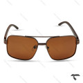 عینک کارتیه مردانه P8357-3 پلاریزه قهوه ای Cartier-9975-G