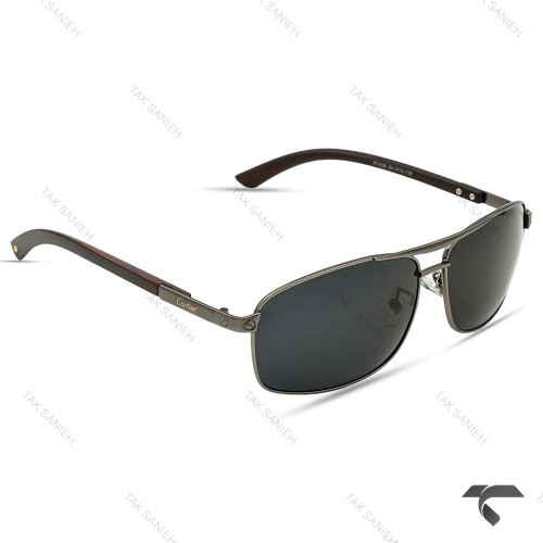 عینک آفتابی مردانه P1026-2 کارتیه پولار فریم نوک مدادی Cartier-9981-G