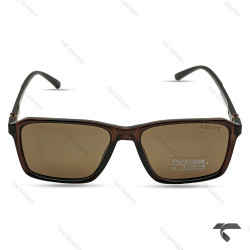 عینک آفتابی پلیس RE2590-5 مردانه دسته 360 درجه قهوه ای Police-10010-G