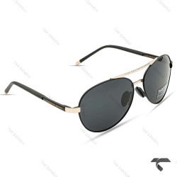پورشه دیزاین مردانه P1095-3 پلاریزه مشکی نوک مدادی  Porsche-10036-G