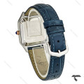 ساعت کارتیه دومونت زنانه دورنگ رزگلد بند سرمه ای اسمال Cartier-10613-L