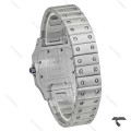 کارتیر سانتوز زنانه استیل صفحه سفید مدیوم Cartier-5958-L