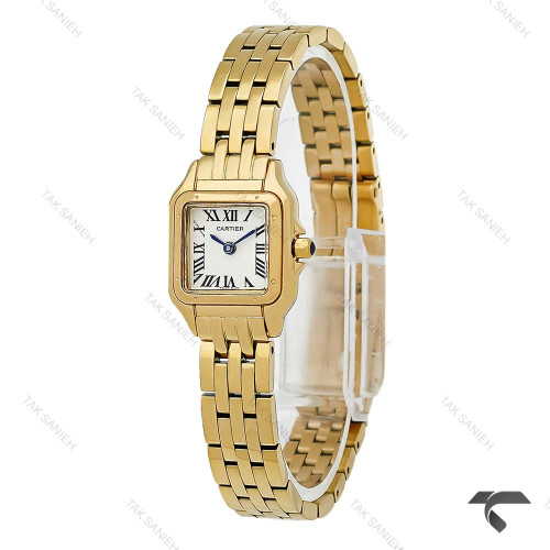 ساعت کارتیه پنتر مینی زنانه طلایی Cartier-10627-L