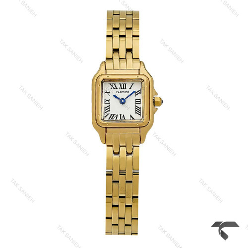 ساعت کارتیه پنتر مینی زنانه طلایی Cartier-10627-L