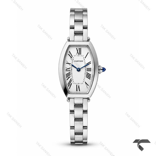 ساعت مچی کارتیر Tortue زنانه استیل صفحه سفید Cartier-10631-L