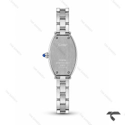 ساعت مچی کارتیر Tortue زنانه استیل صفحه سفید Cartier-10631-L