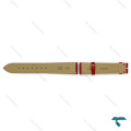 بند چرم فابریک ساعت کارتیر دموند زنانه قرمز Cartier-Strap-8824-L