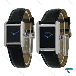 ساعت ست کارتیه تانک سیلور صفحه مهندسی Cartier-8922-S