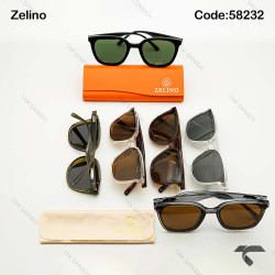 عینک زلینو 58257 آفتابی زنانه یو وی 400 پلاریزه Zelino-9823-U