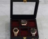 جعبه ساعت مچی 6 تایی رنگ بدنه مشکی Watches-Box-6-5260-U