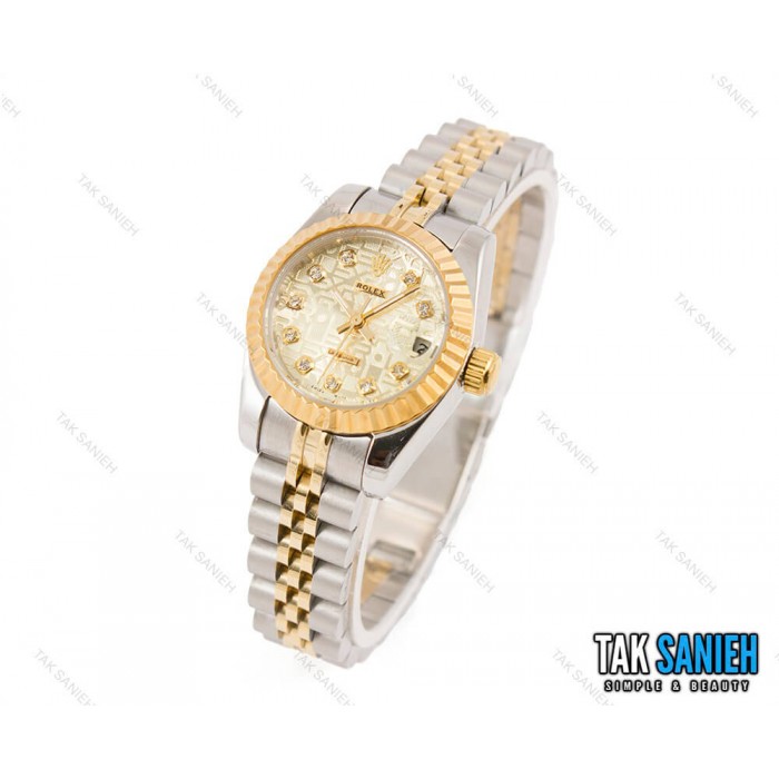 ساعت مچی عقربه ای زنانه رولکس مدل Rolex-1460-L