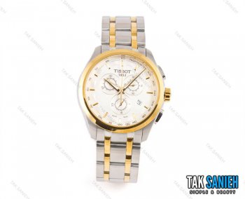 ساعت تیسوت مردانه طلایی نقره ای مدل Tissot-1468-G