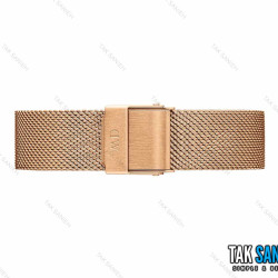 ساعت دنیل ولینگتون رزگلد زنانه بند حصیری متوسط Daniel-2480-L