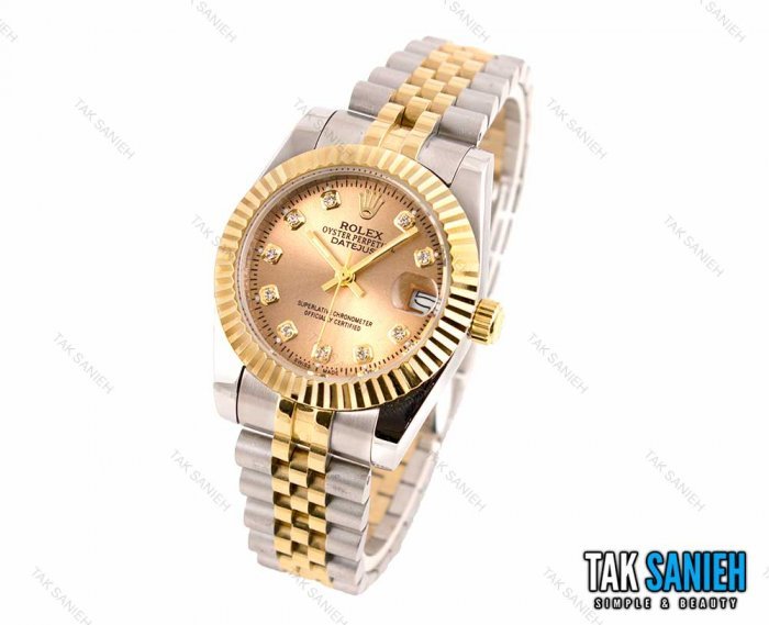 ساعت مچی رولکس دیت جاست زنانه سایز مدیوم مدل Rolex-2450-L