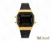 ساعت دیجیتالی کاسیو مردانه مشکی طلایی Casio-2820-G