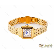 ساعت مچی کارتیه پنته زنانه طلایی اسمال Cartier-3222-L