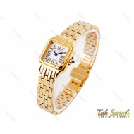 ساعت مچی کارتیه پنته زنانه طلایی اسمال Cartier-3222-L