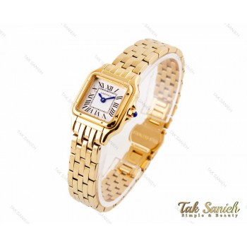 ساعت مچی کارتیه پنته زنانه طلایی اسمال Cartier-3222-L