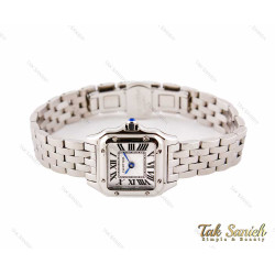 ساعت مچی کارتیه پنته زنانه نقره ای اسمال Cartier-3223-L