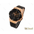 ساعت هابلوت زنانه سه موتوره رزگلد مشکی Hublot-3050-L