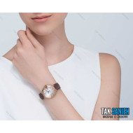 ساعت زنانه کارتیر مدل بالن بلو چرمی Cartier-1831-L