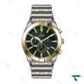 ساعت اورجینال انزو EC-604TGG مردانه دورنگ طلایی صفحه سبز Enzo-8064-G