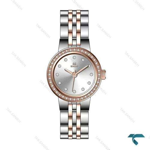 ساعت انزو EC-606KEL زنانه دورنگین دو رنگ رزگلد Enzo-8067-L