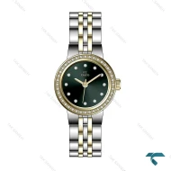 ساعت انزو اورجینال EC-606TGL دو رنگ طلایی صفحه سبز Enzo-8069-L