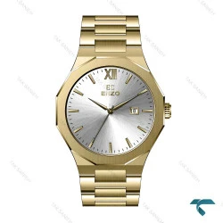ساعت مردانه انزو EC-608GEG طلایی صفحه سفید Enzo-8079-G