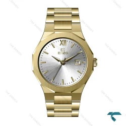ساعت زنانه انزو EC-610GEL اصل طلایی صفحه سفید Enzo-8080-L