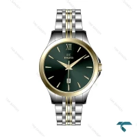 ساعت انزو EC-614TSL زنانه دورنگ طلایی صفحه سبز Enzo-8101-L