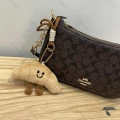 چارم بگ کروسان طرح جلی کت  Charm bag-9935-L