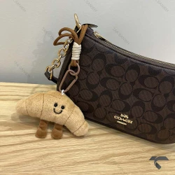 چارم بگ کروسان طرح جلی کت  Charm bag-9935-L