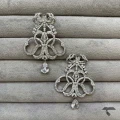 گوشواره جواهری طرح جدید  No Name-9949-L