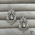 گوشواره جواهری طرح جدید  No Name-9949-L