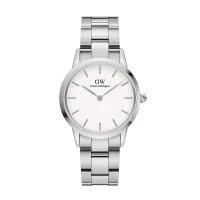 ساعت دنیل ولینگتون زنانه نقره ای صفحه سفید متوسط DW-3457-L