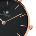 ساعت دنیل ولینگتون زنانه بند چرم مشکی DW-3543-L