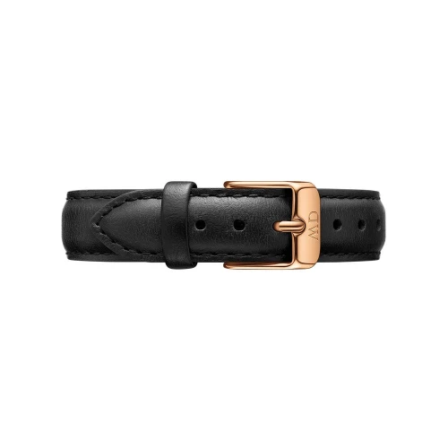 ساعت دنیل ولینگتون زنانه بند چرم مشکی صفحه سفید DW-3546-L