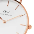 ساعت دنیل ولینگتون زنانه بند چرم قهوه ای DW-3547-L
