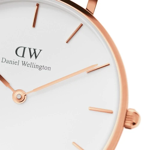 ساعت دنیل ولینگتون زنانه بند چرم قهوه ای DW-3547-L