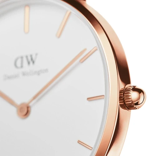 ساعت دنیل ولینگتون زنانه بند چرم قهوه ای DW-3547-L