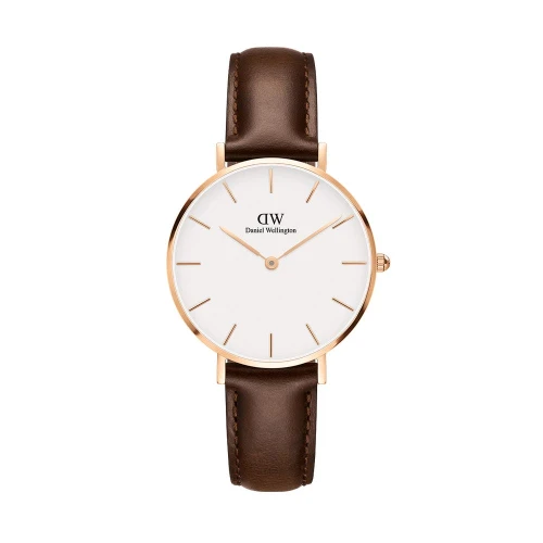ساعت دنیل ولینگتون زنانه بند چرم قهوه ای DW-3547-L