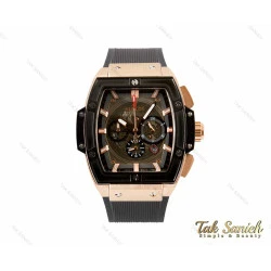 ساعت مردانه هابلوت سنا سه موتوره رزگلد مشکی Hublot-3351-G