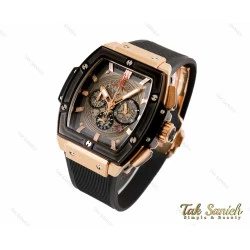 ساعت مردانه هابلوت سنا سه موتوره رزگلد مشکی Hublot-3351-G