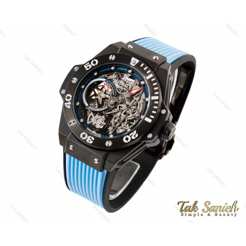 ساعت مردانه هابلوت اتوماتیک صفحه اسکلتون Hublot-3401-G
