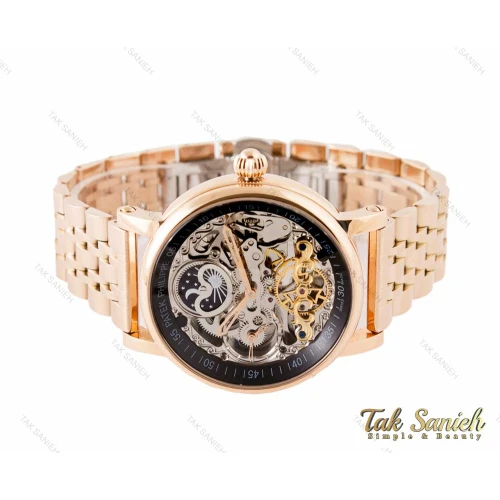 ساعت پتک فیلیپ اوپن هارت مردانه اتوماتیک رزگلد Patek-3417-G
