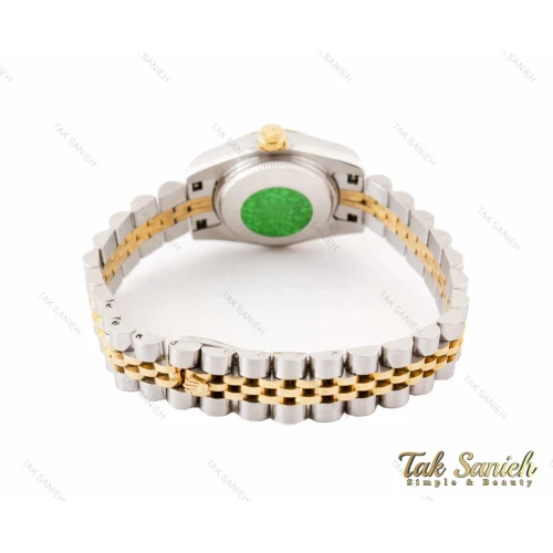 ساعت مچی رولکس دیت جاست زنانه صفحه سبز اسمال Rolex-3430-L