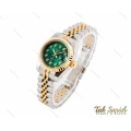ساعت مچی رولکس دیت جاست زنانه صفحه سبز اسمال Rolex-3430-L