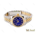 ساعت رولکس زنانه دیت جاست سایز متوسط نگین دار مدل Rolex-3510-L